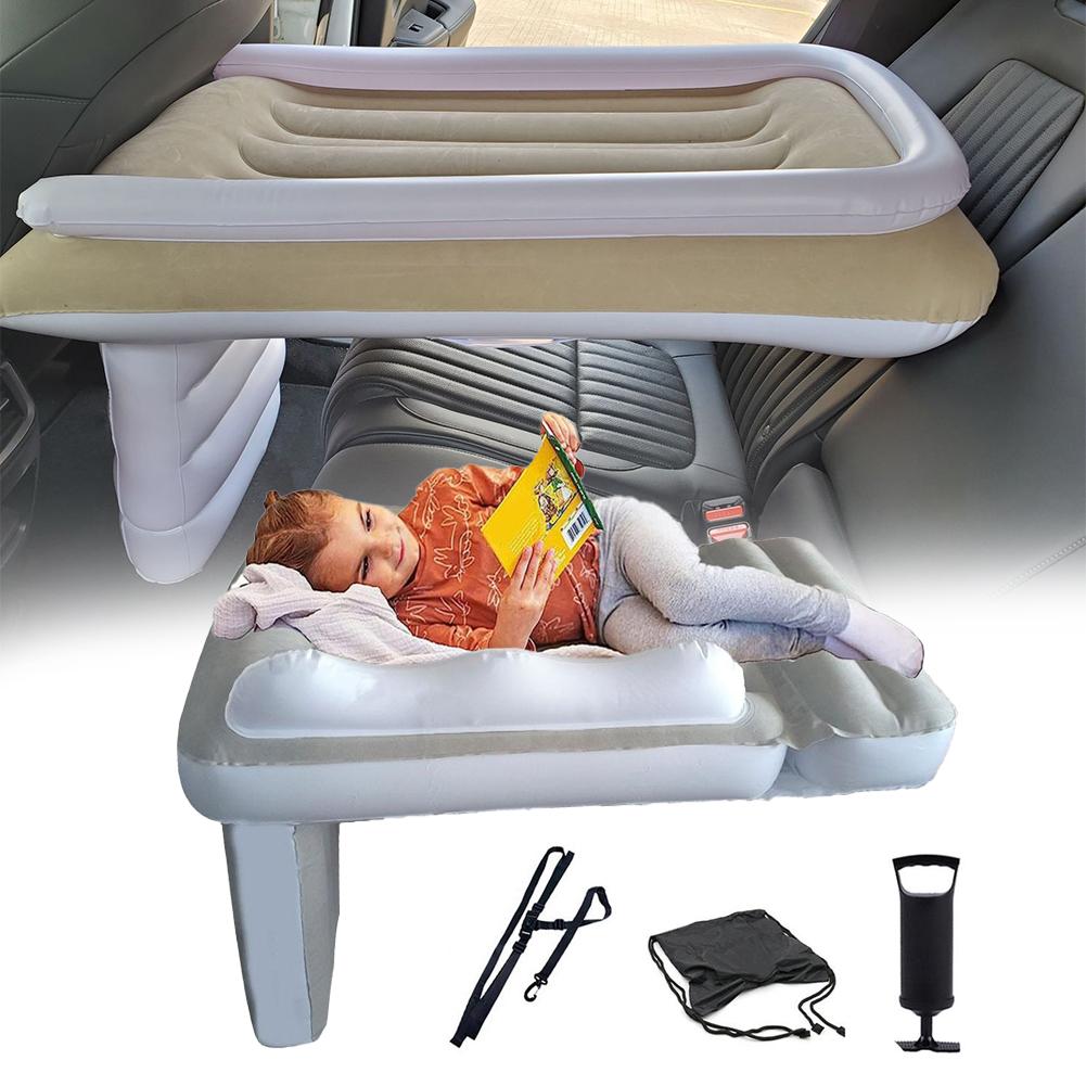 Nuevo colchón inflable cómodo para dormir para bebé, colchón de aire flocado ligero Universal para viajes y acampada al aire libre para coche para niños