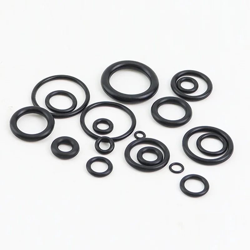 Set di guarnizioni O-ring in gomma Guarnizioni Elastici in nitrile Kit di riparazione O-ring ad alta pressione Anello elastico di tenuta O Anelli in gomma