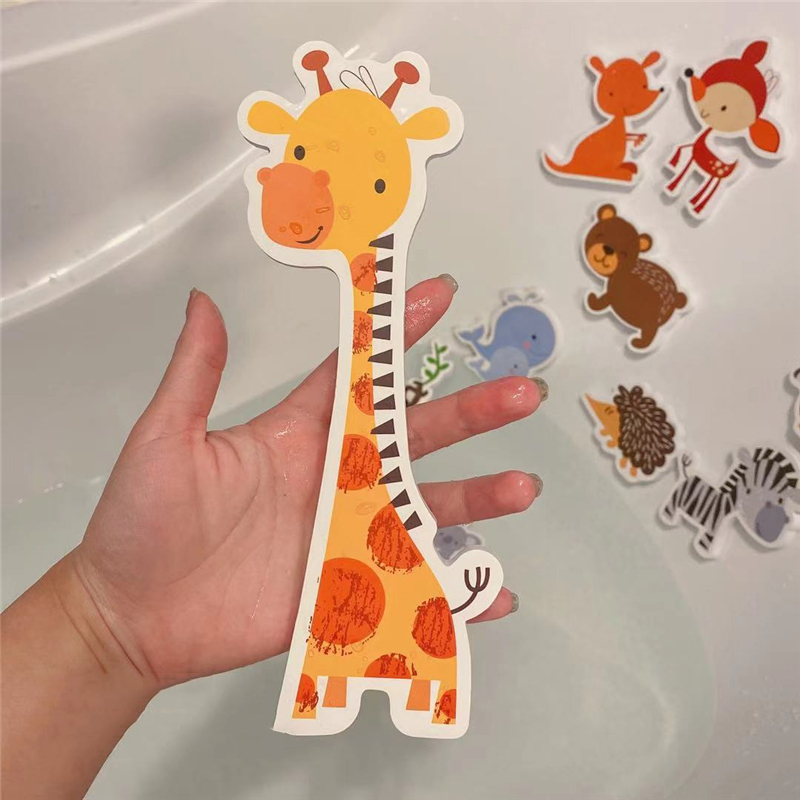 เด็กห้องน้ําอ่างอาบน้ํา Soft EVA วาง Early Education DIY สติกเกอร์ปริศนาของเล่นปลอดสารพิษเด็กสนุกโฟมสัตว์ทะเล Bath ชุดของเล่น