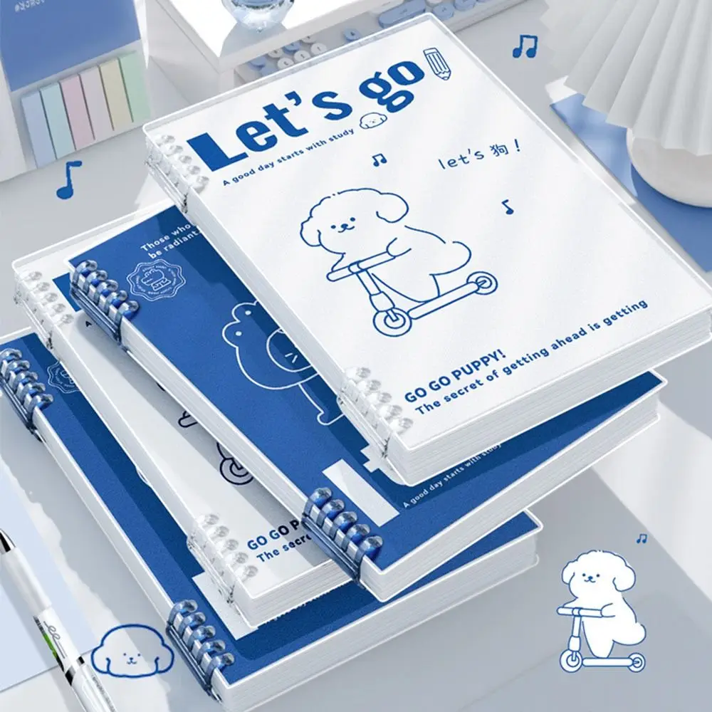 A5/B5 Loose-leaf Notebook Loose-leaf 60 Sheets/120 Pages Binder Notebook Puppy/Panda/Dinosaur/Capybara Horizontal Line