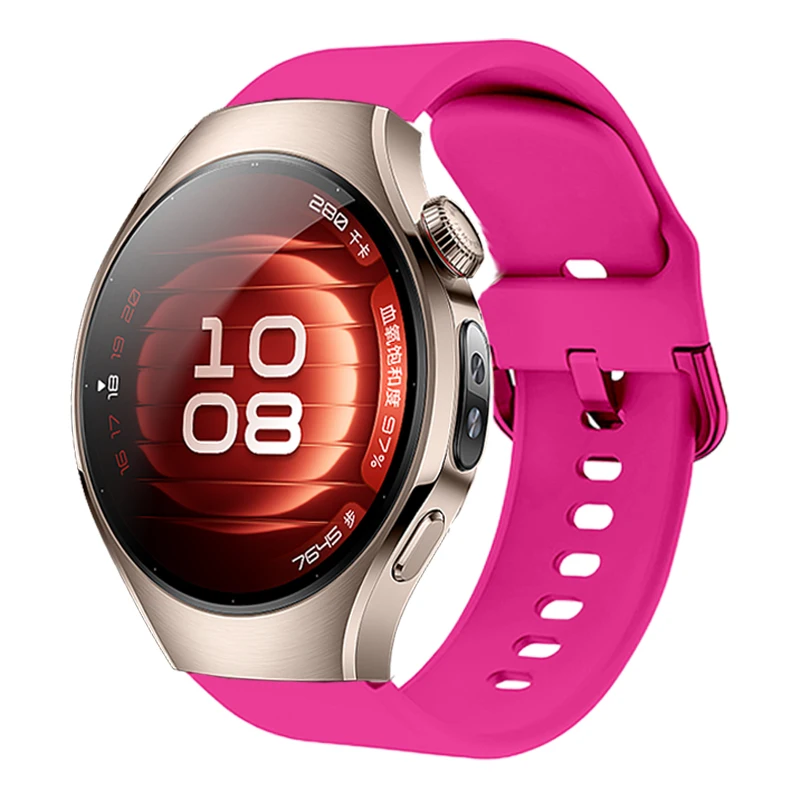 Correa de silicona de 18mm con hebilla colorida para Huawei Watch Gt4, correa de silicona con hebilla colorida de 41mm y 18mm para Huawei Gt5 41mm Watch5 42mm