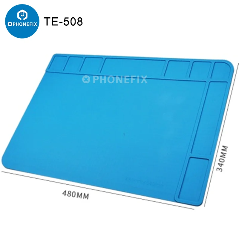 Anti-static ESD Soldering Silicone Mat Heat-Resistant Work Pad For Hot Air Gun Soldering Station Repair Desoldering Platform