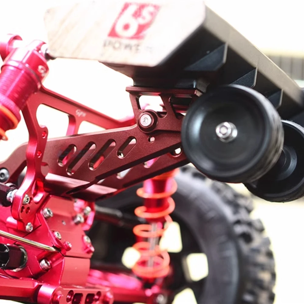 GPM Metal Rear Head-up Wheel Rear 5th Wheels Bar Dengan Wing Mount AR 320347 AR 320366 untuk ARRMA 1/8 OUTCAST NOTORIOUS EXB 6S BLX