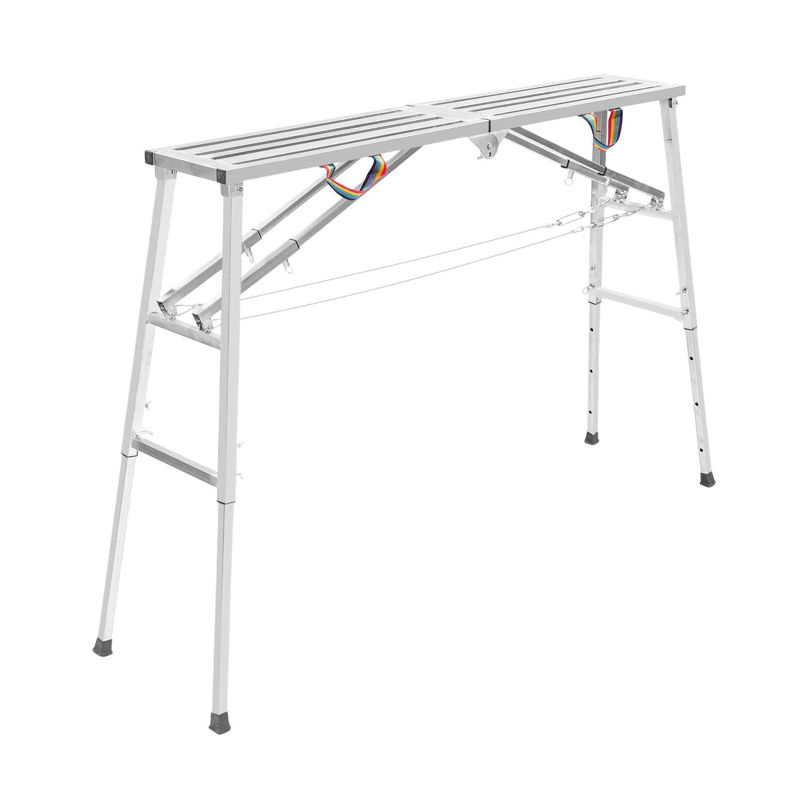 Tragbare faltbare Gerüstplattform, höhenverstellbare Arbeitsplattform, tragbare Arbeitsplattform