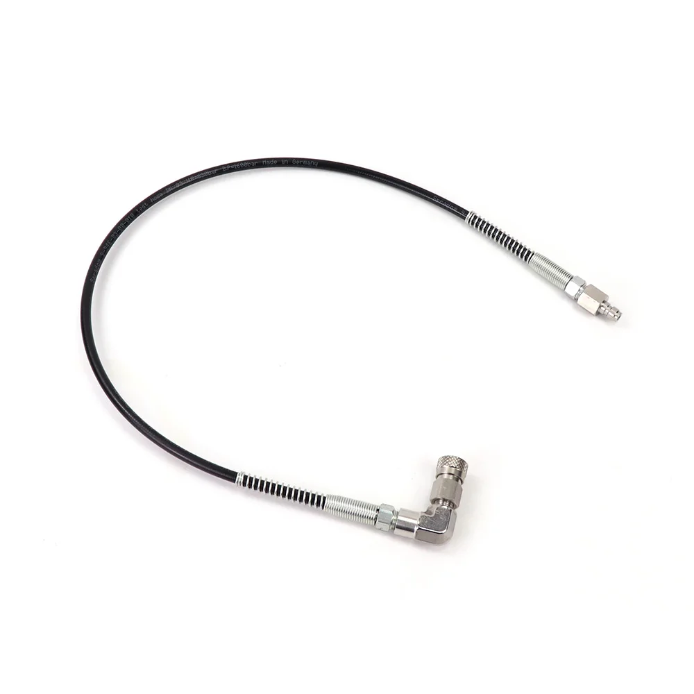 New High Pressure Whip Hose Charging Hose With 90-degree Adapter Remote Fill Extension