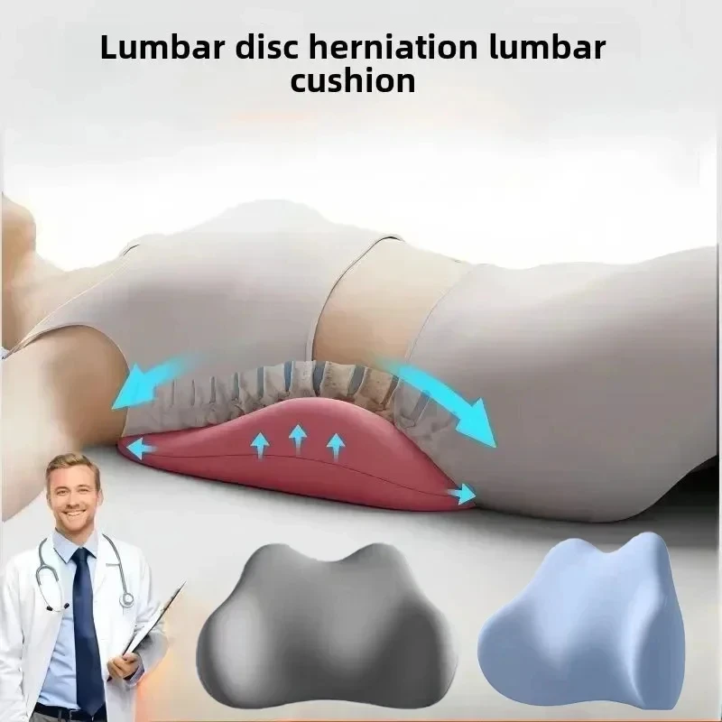 Speciaal Lendensteunkussen Slaap Lendenkussen Ergonomisch Zacht Comfortabel Geheugen Katoenen Bed Lumbale Uitsteeksel Rugsteun