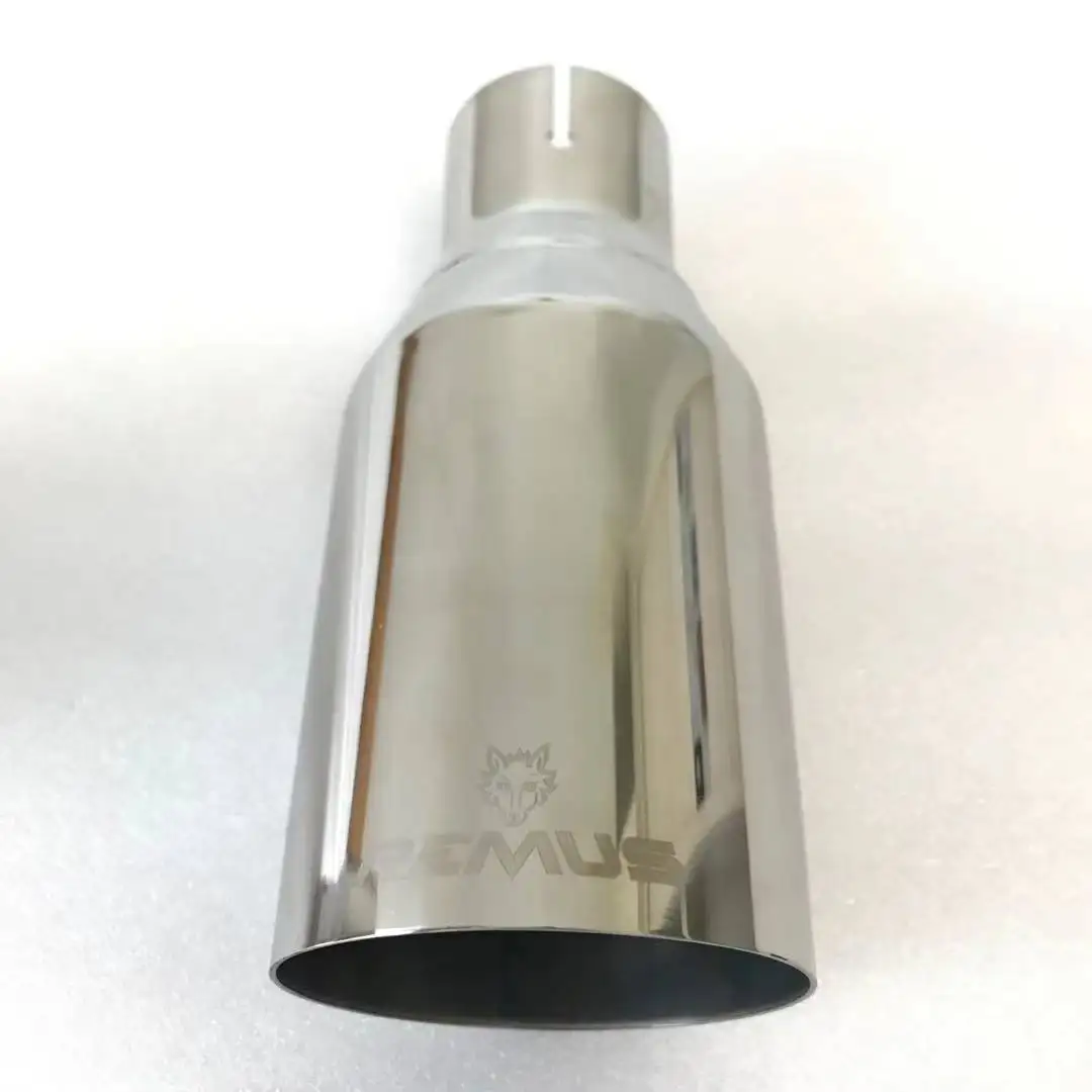 Phẳng Viền Inox Đa Năng Ống Xả Ô Tô Ống Hút Xe Accessorie Sửa Đổi Đầu