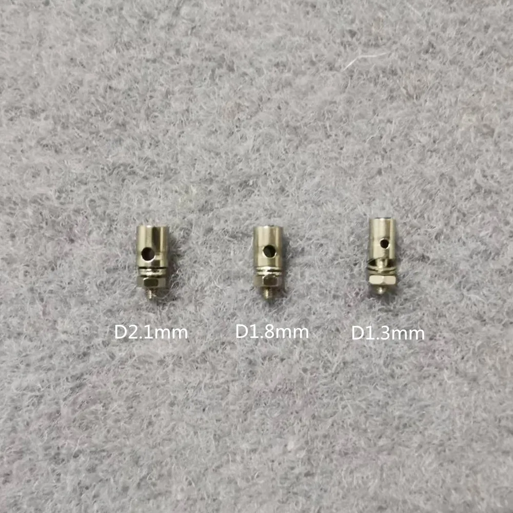 10ชิ้นตัวเชื่อมต่อ pushrod ตัวเชื่อมต่อการเชื่อมโยง D1.3/1.8/2.1/3.1มมโมเดลเครื่องบิน RC อะไหล่รีโมทคอนโทรล toysl
