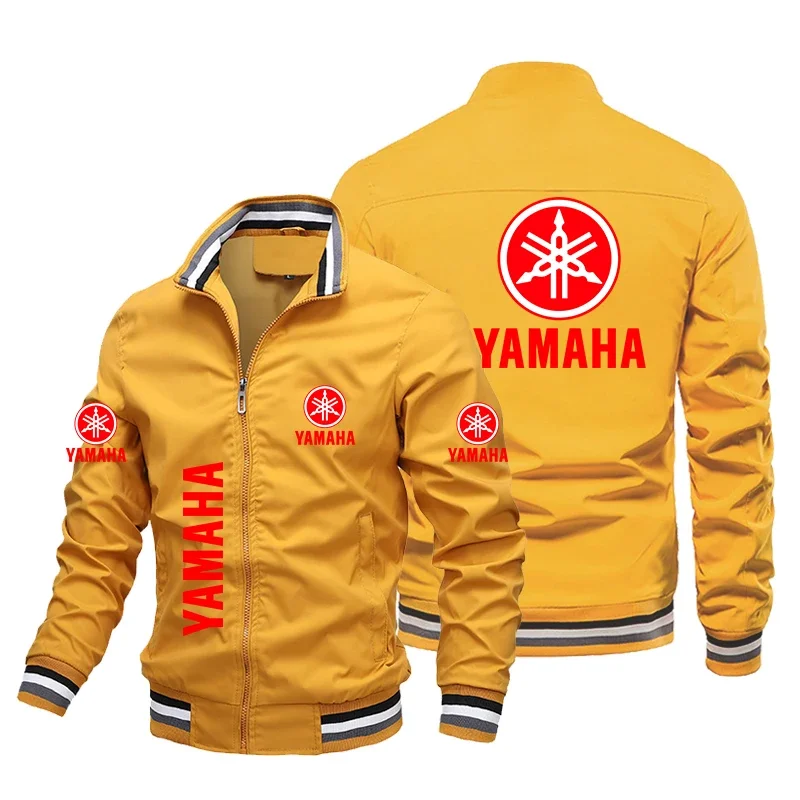 2025 nieuwe zomer heren Yamaha logo bedrukte aangepaste jas mode motorfiets bikerjack bomberjack herenkleding jassen