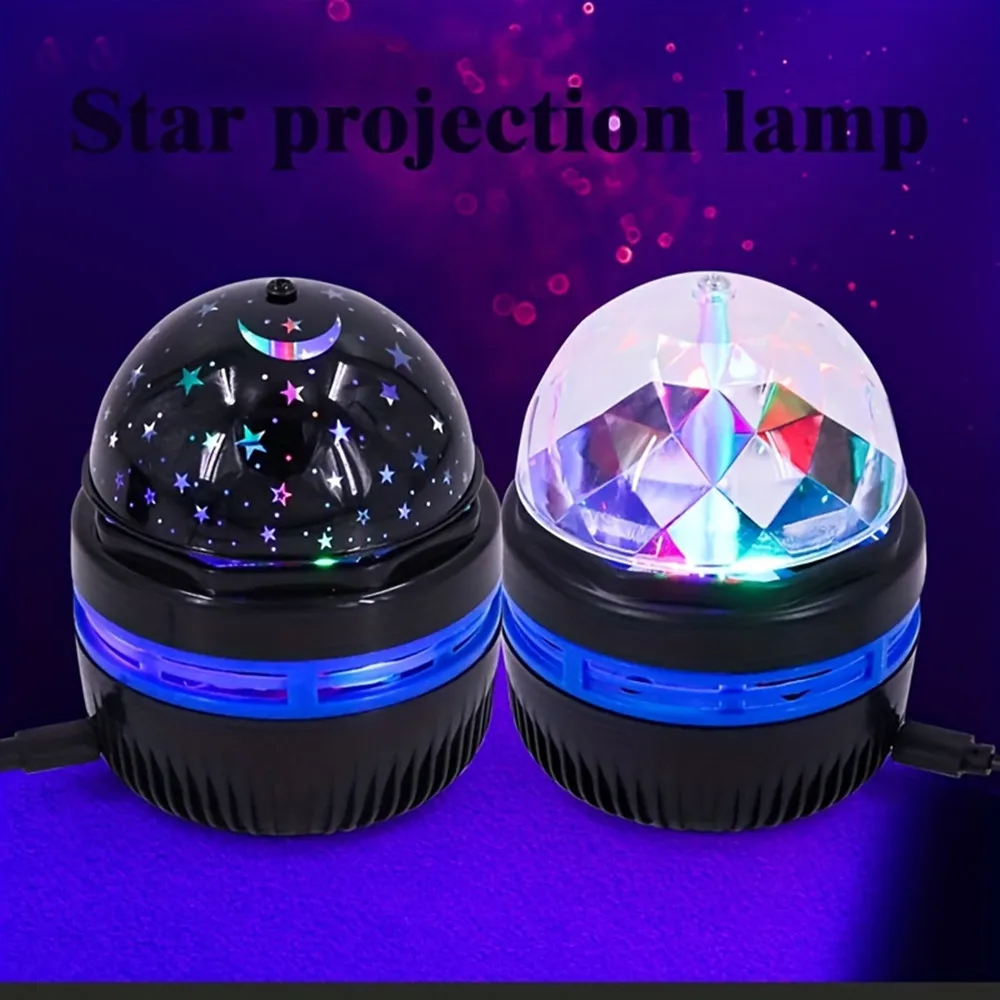 USB LEDプロジェクションナイトライト,ギャラクシープロジェクター,ゲームルームの装飾,寝室の魔法のボールランプ,5v