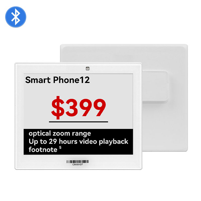 Étiquette d'étagère électronique, Version Bluetooth, étanche, pour supermarché, écran d'affichage de prix, système de papier électronique