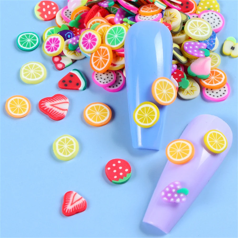 1000 ชิ้น Polymer Clay เรซิ่นผลไม้ Slice สําหรับอีพ็อกซี่ซิลิโคนแม่พิมพ์ DIY เครื่องประดับหัตถกรรมโทรศัพท์มือถืออุปกรณ์ตกแต่งอุปกรณ์