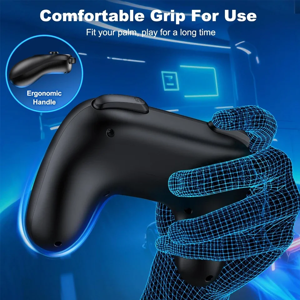 Empuñaduras de controlador de Joystick para NS Switch 2, controlador izquierdo y derecho, soporte de mano para NS Switch 2, accesorios, 2 uds.