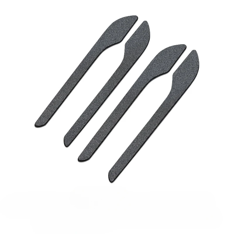 Para Tesla Model 3 Y fibra de carbono ABS estilo Premium accesorios duraderos model3 2024 cubierta de manija de puerta de coche pegatina protectora