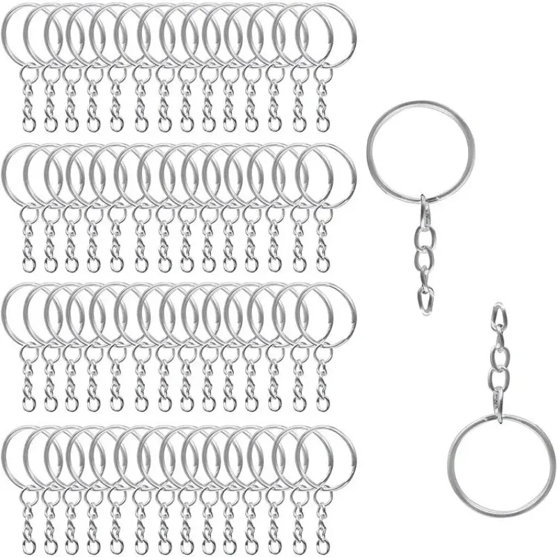 25 mm * 50 Stück flacher Ring, runde Metallschnalle, runder Ring, glatte Hundeschnalle, geprägter kreisförmiger Ring, hängende Schnalle, Hakenschnalle