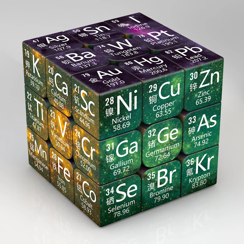 3X3X3 Magic Chơi Đồng Toán Hóa Học Nguyên Tố Vật Lý Trẻ Em Chơi Đồng Với Căn Cứ Magico Cubo Trẻ Em của Quà Tặng Đồ Chơi Giáo Dục