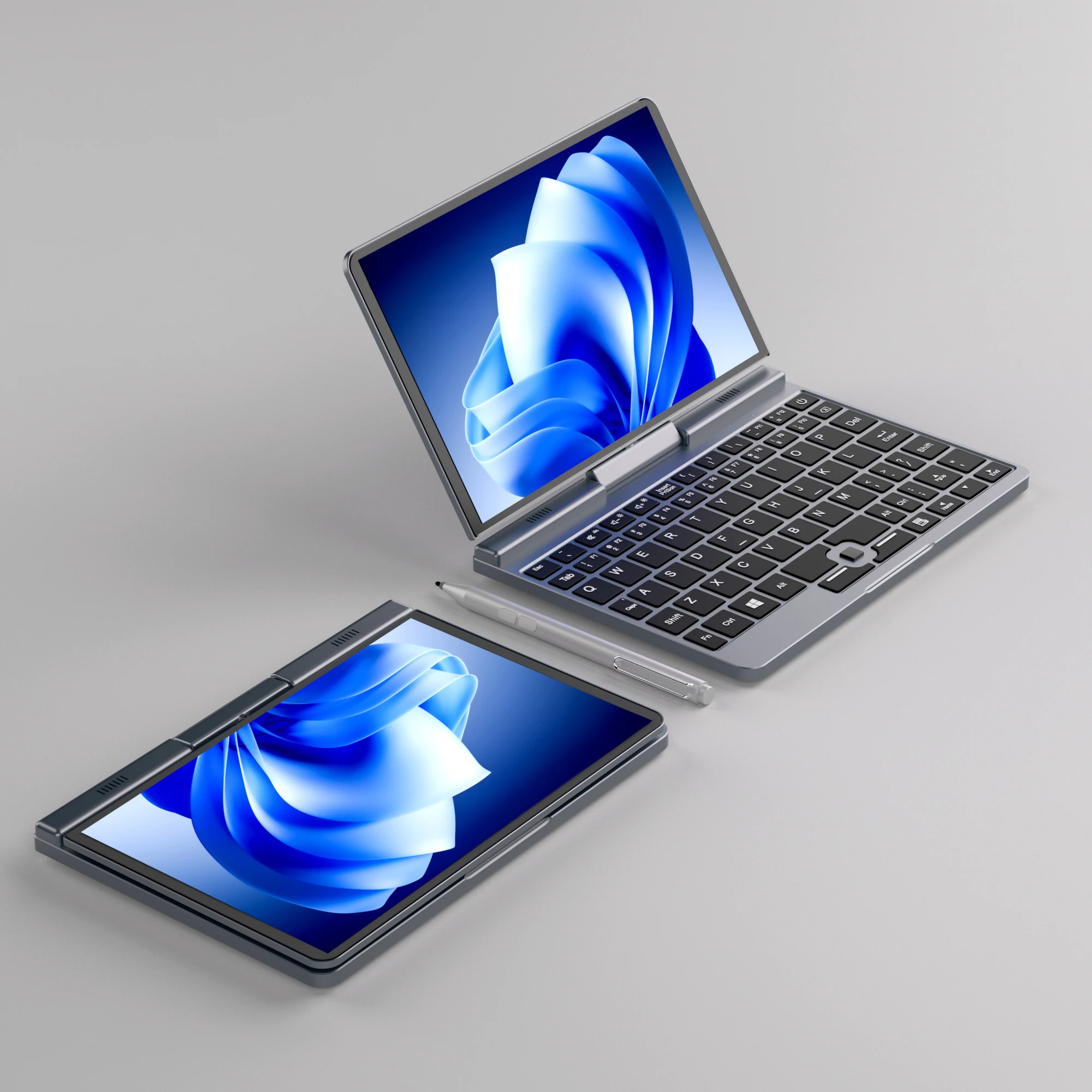 【P8】Flip 180° Mini Laptop 12th Gen Intel N150 Core 8 Inch computer LPDDR5 12GB 1TB 4800MHz WiFi 6 BT5.2 PCI-E Business Laptop