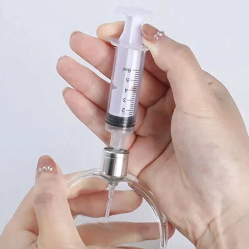 Distribuidor de seringa de precisão 10ML para cosméticos e fragrâncias - à prova de vazamentos, medição clara, ideal para enchimento preciso de água