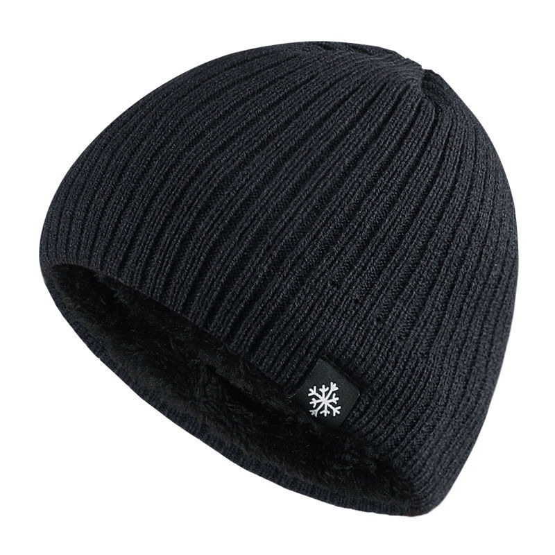 Autumn/Winter Fleece Thick Knitted Thermal Blend Hat
