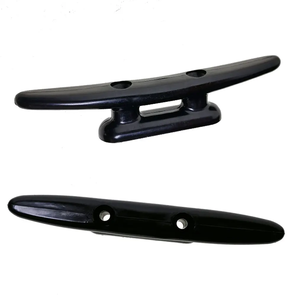 Nylon Plastic Low Flat Cleat Open Base Cleat Marine Boat Yacht Deck Line Rope Tie Boat Hardware Accessories