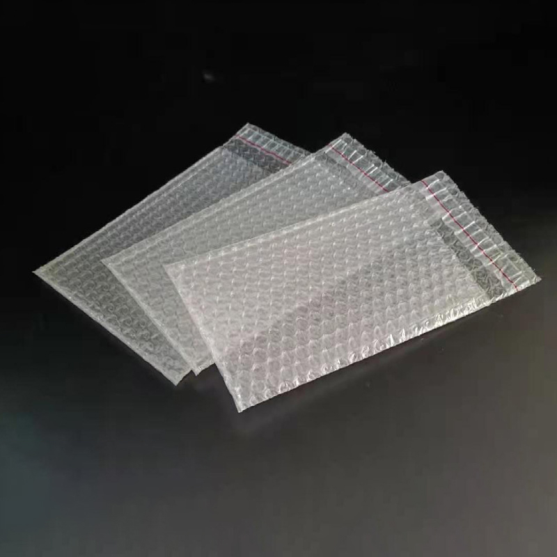 Auto-Vedação Envoltório Plástico Envelope Transparente Bolha Sacos de Embalagem PE Limpar Saco À Prova de Choque Saco Duplo Filme Bolha