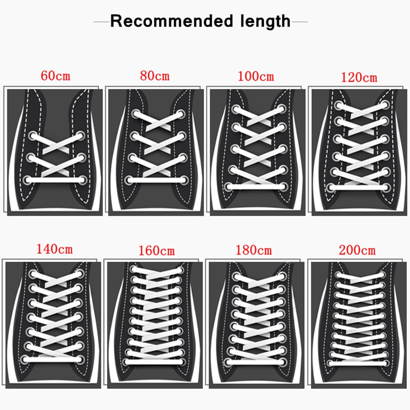 1 Pair / AF1 Shoelaces Flat Thicken Weave Craft Off Black White Shoe Laces High-top Sneaker Shoelace Accessories 25 Colors