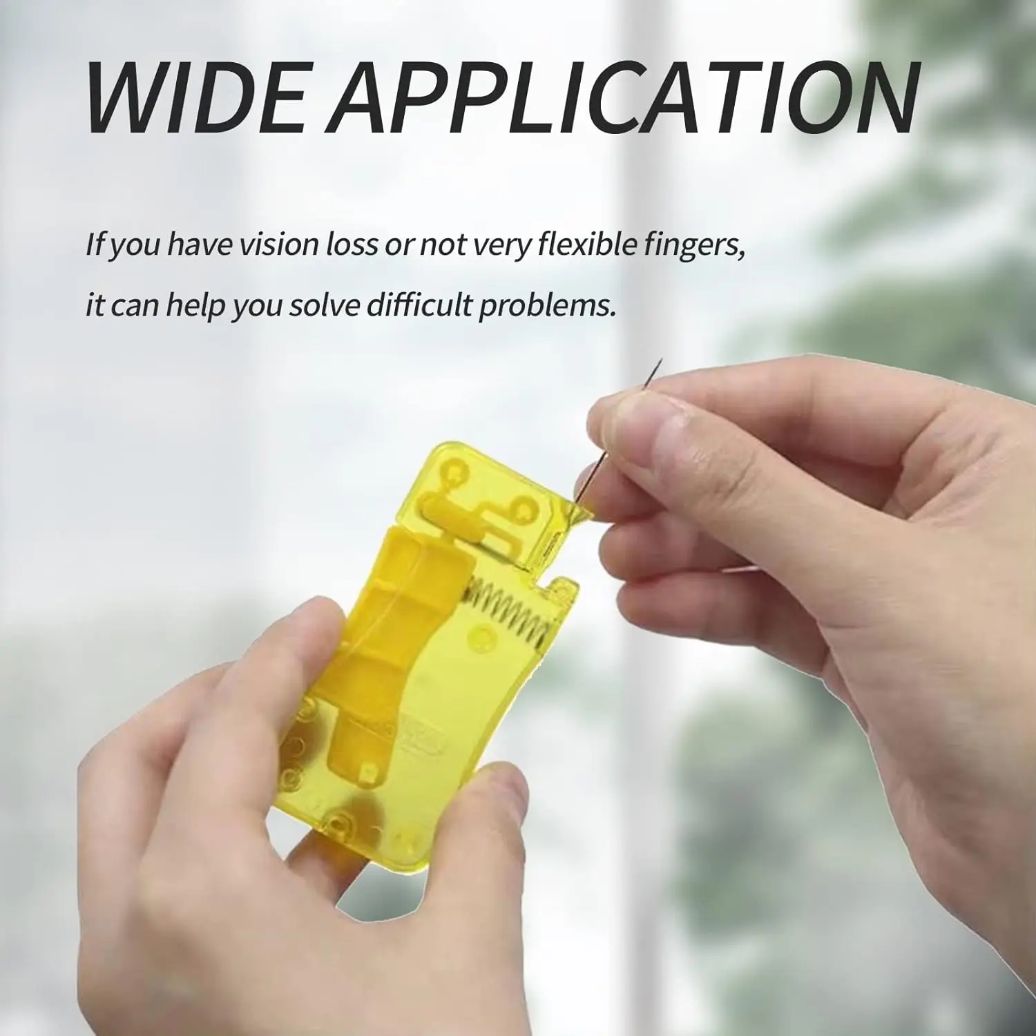 1-3Pcs Automatic Easy Needle Threader Tool Self-Thread Guide Plastic Sewing Accessories Hand Stitching  Quick Needle Threading