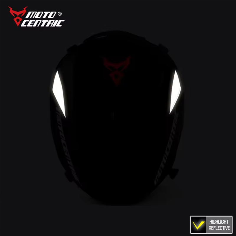 Bolsa motocêntrica para assento traseiro de motocicleta, bolsa traseira à prova d'água para assento traseiro multifuncional, bolsa para capacete de moto, mochila para motociclista