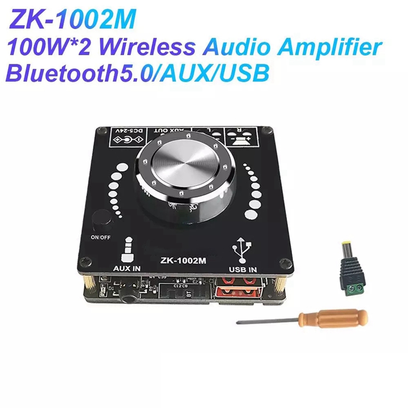 Zk1002m bluetooth 5,0 aux usb audio eingangs ausgangs verstärker audio verstärker modul wx2