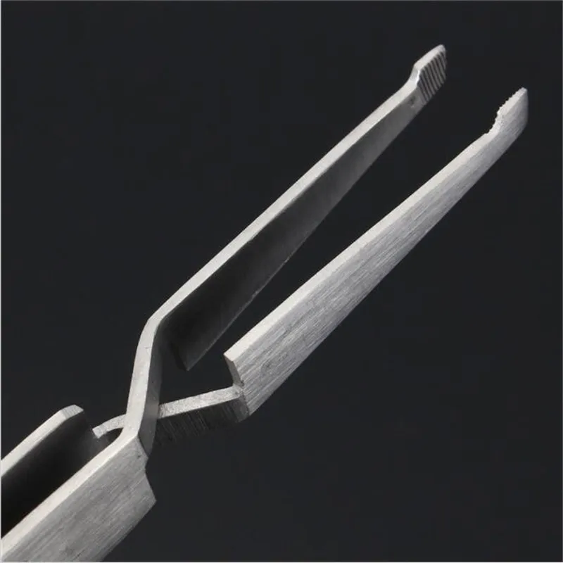 5 ピース/ロット歯科ブラケットピンセットホルダー鋸歯状歯科器具ステンレス鋼矯正鉗子プライヤー歯科ツール