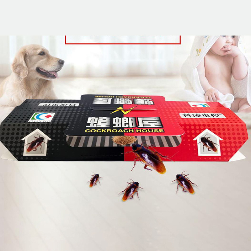 5PCS Catcher Capture Device Killing Roach House Super Sticky Traps Stickers