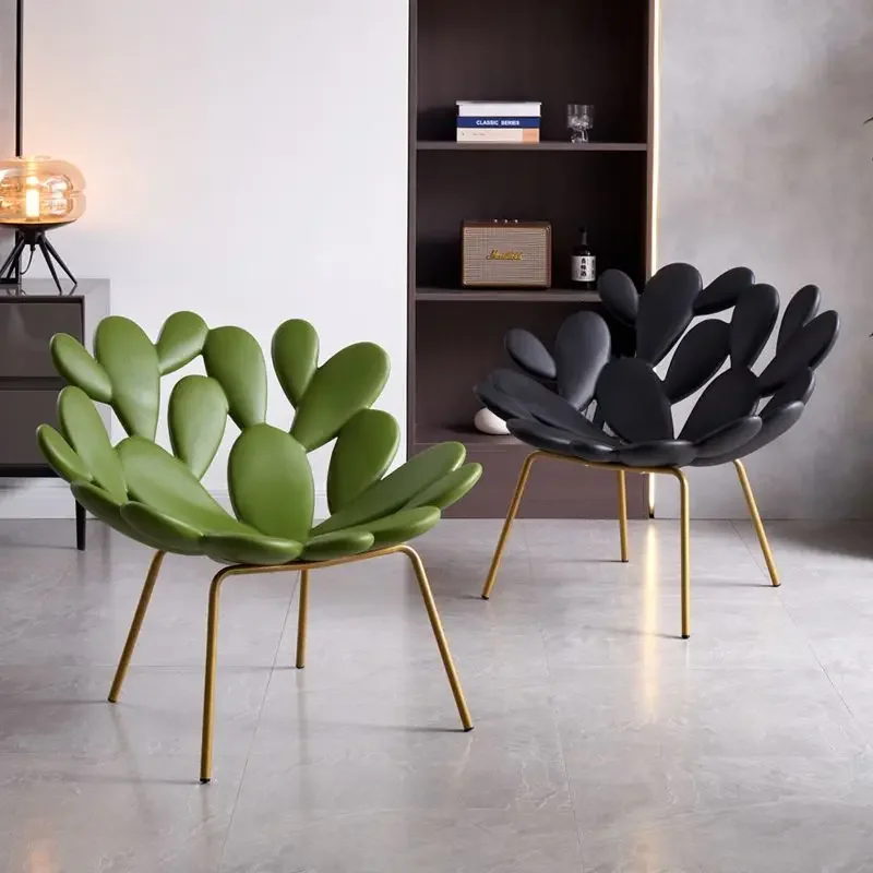Silla de Cactus de celebridades de Internet, sofá de ocio, luz creativa moderna, cama y desayuno de lujo, sala de estar, balcón al aire libre