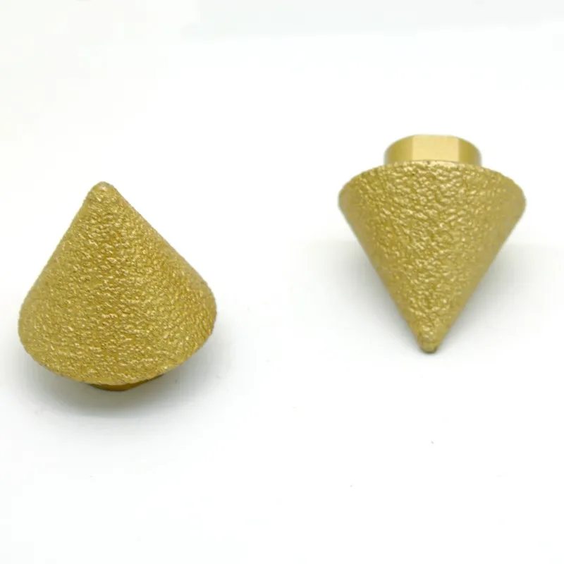 M14 เพชร Chamfer Router Bits Dia 38 มม.เครื่องตัดกระเบื้องหินอ่อนคอนกรีตรูก่ออิฐเจาะ Crowns เครื่องมือก่อสร้าง