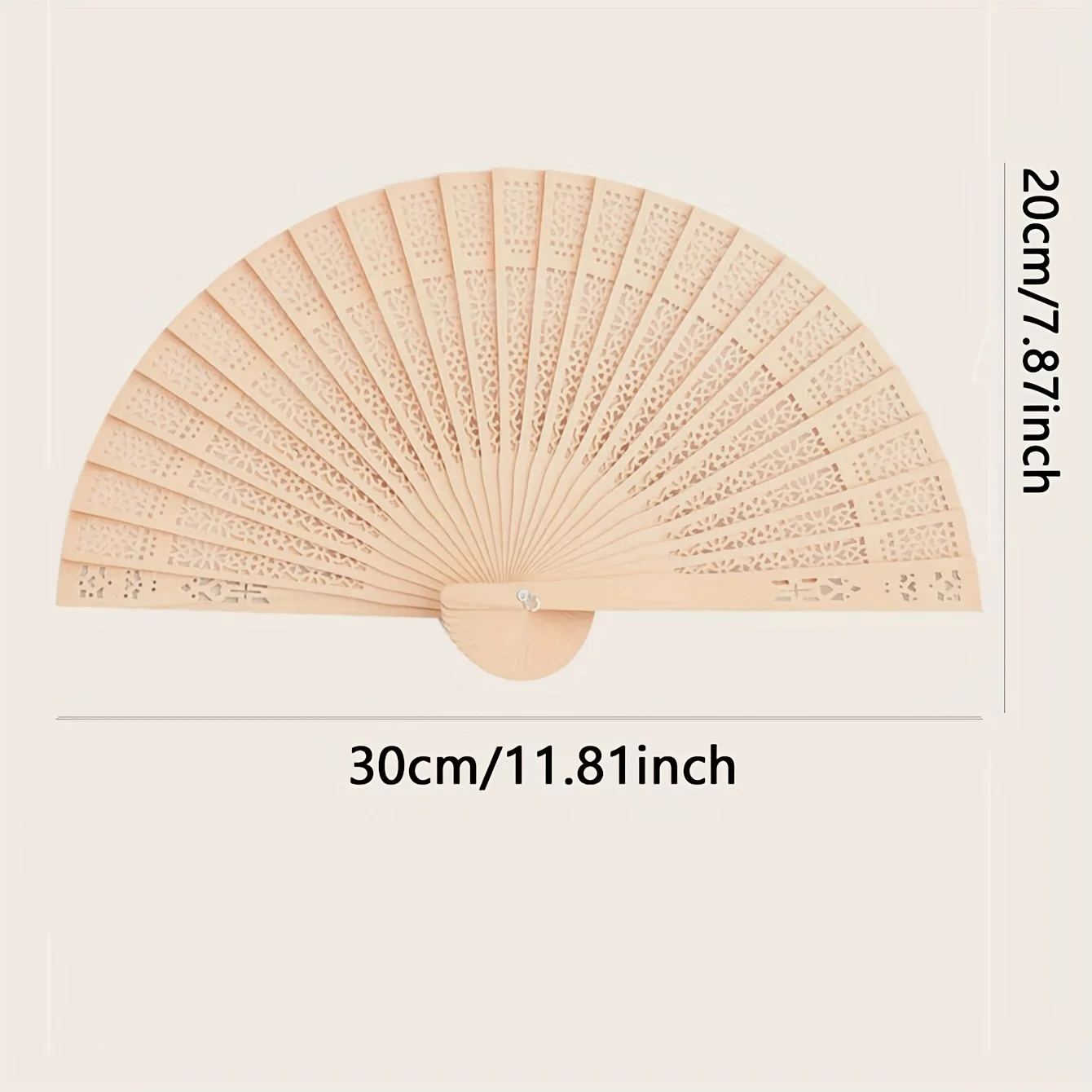ที่ชื่นชอบมือพับทำจากไม้1pc-Elegant เป็นที่ชื่นชอบของแฟนๆงานแต่งงานและการแสดง
