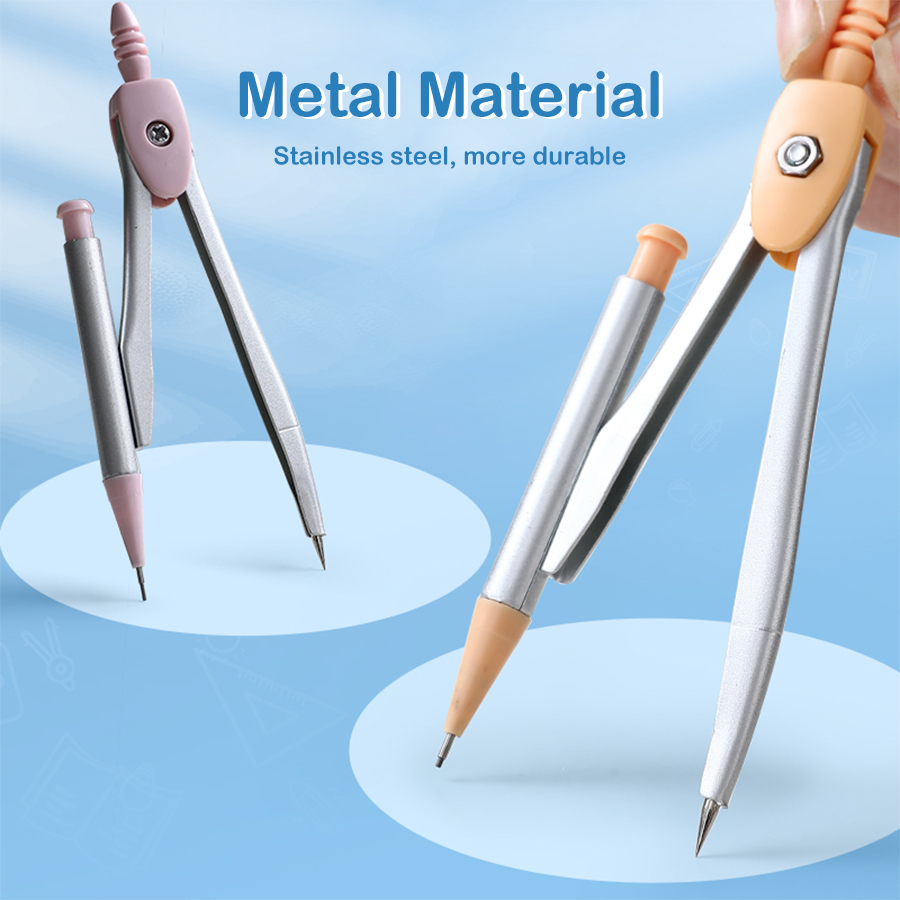 7 Pcs/Set Mathematical Rulers Set Multi-function Professional Compass Ruler Drawing Tools School Supplies Students Stationery