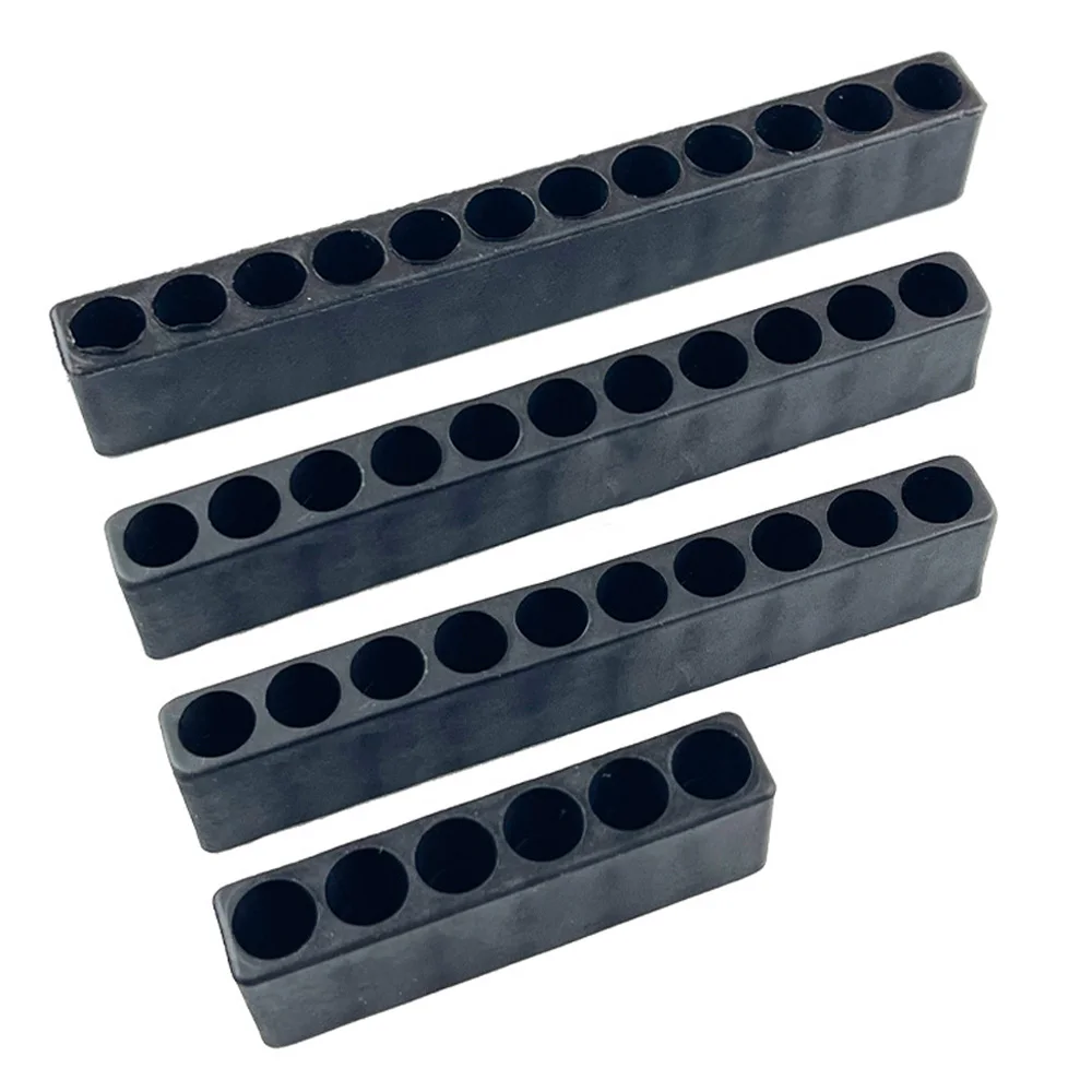 6/10/11/12 Holes Drill Bit Storage Case Screwdriver Head Holder Hex Shank Screwdriver Bit Holder for 6.35mm/ 1/4" Standard Bits