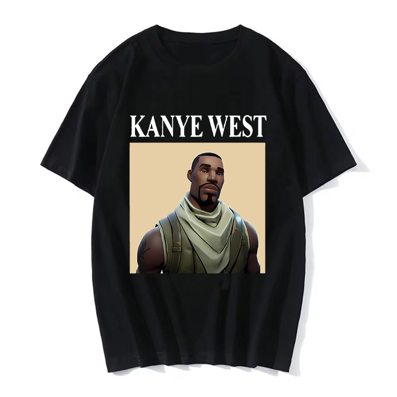 Funny Kanye West Meme T-Shirt Men's Vintage Hip Hop Rap Style Tshirt Men Women Short Sleeve T Shirt Streetwear
