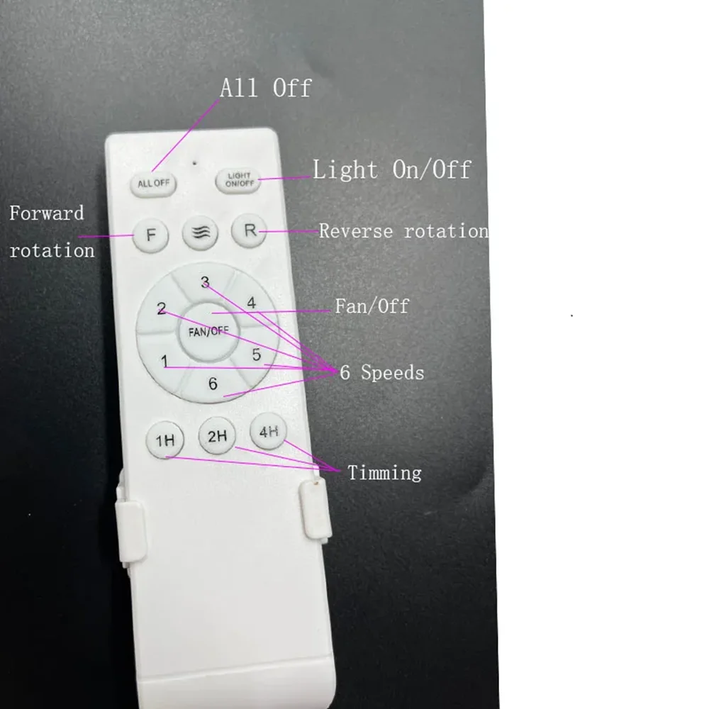 Universal Ceiling Fan Light Remote Control Kit 3-in-1 Ceiling Fan Light Timing Speed Remote 42/52inch Ceiling Fan lamp