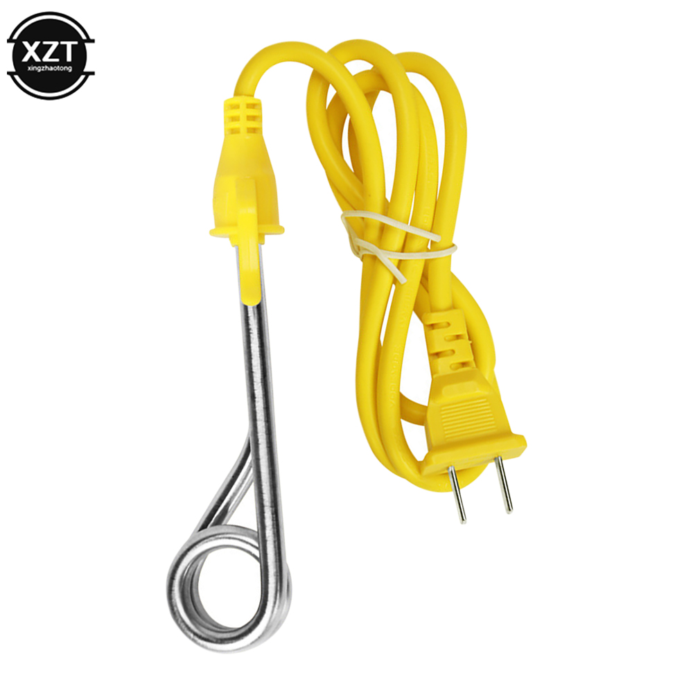 220V 600 ワットミニ電気温水器ステンレス鋼ヒーターポータブル寮トラベルマグインスタント電気ヒーター付き