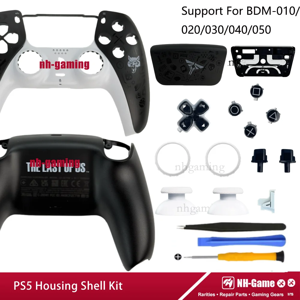 Housing Case Kit For PS5 Controller Shell BDM-010/020/030/040/050 For PS5 30th Anniversary Front Back Cover Touchpad Buttons