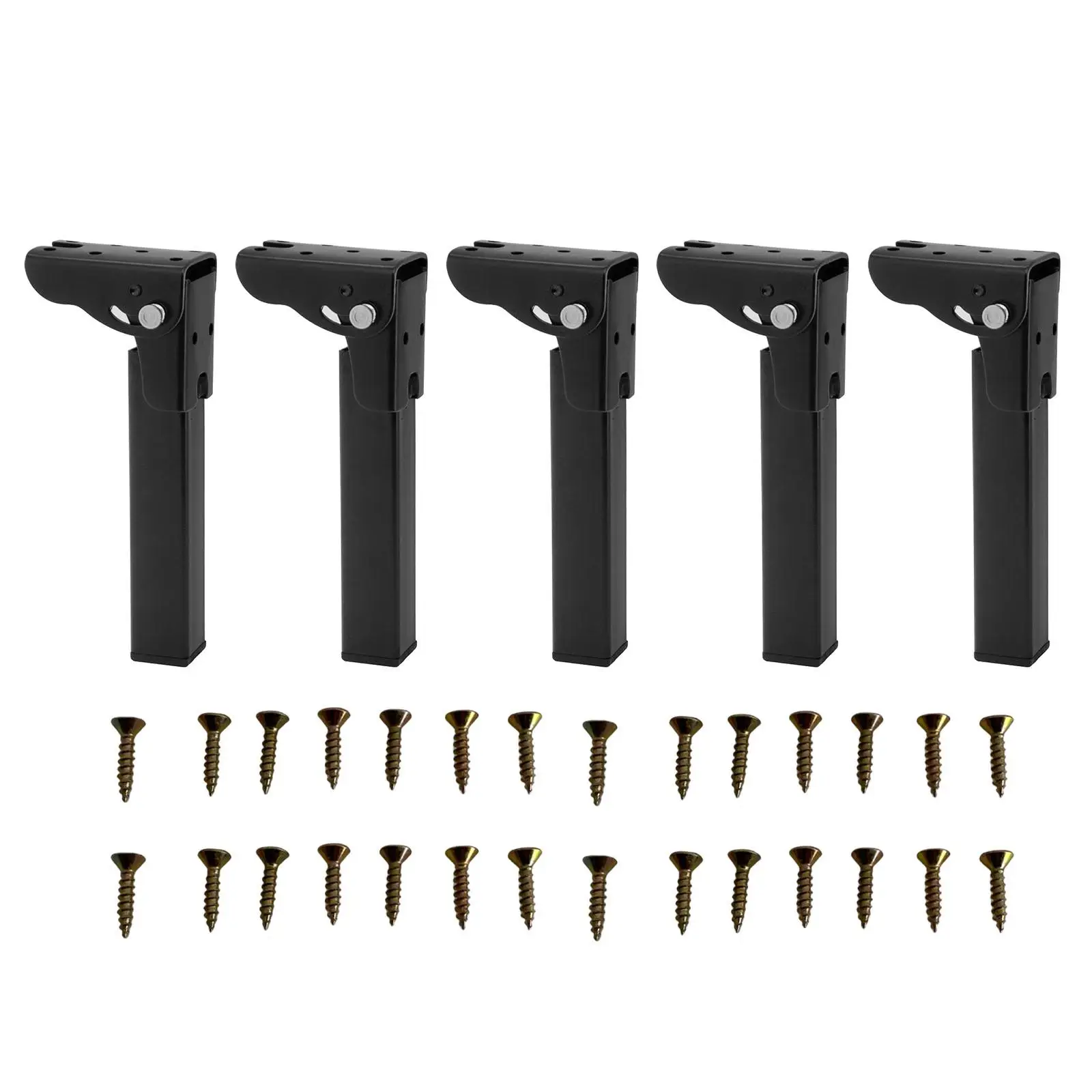 접이식 테이블 다리, 장착 나사가 있는 커피 테이블 다리, 소파 캐비닛 나이트 스탠드 옷장용 DIY 가구 다리 발, 4x