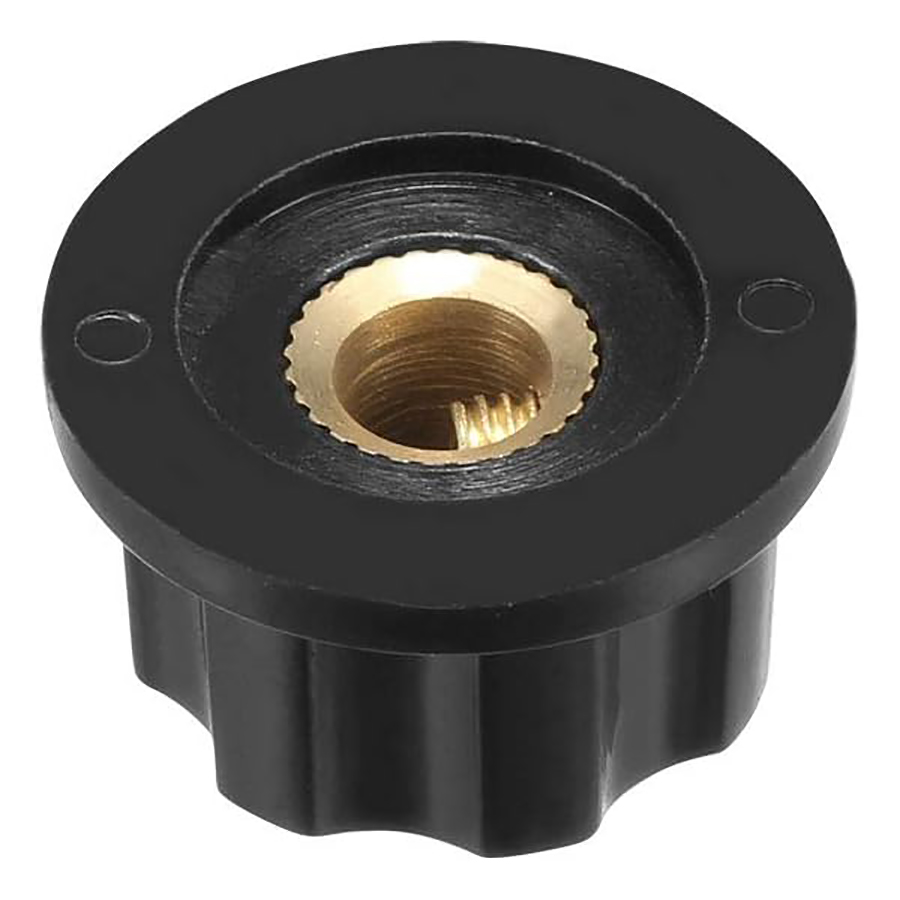 DAIERBUMP 10PCS 19.5x11.5mm 실버 톤 상단 전위차계 볼륨 조절 6.35mm 샤프트 기타 볼륨 손잡이 용 로터리 노브