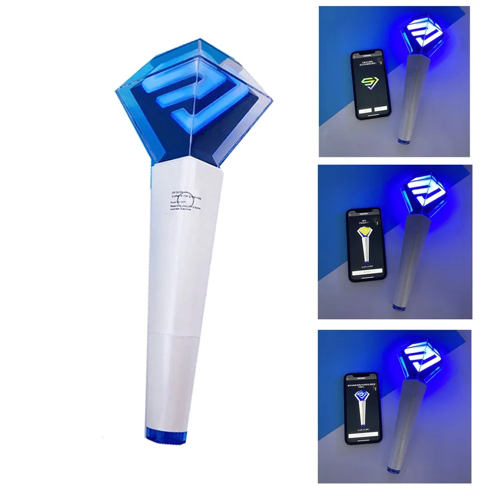 KPOP Super Junior Lightstick Ver.2 mit Bluetooth Glow Hand Light Konzert Cheer Superjunior Light Stick Lampe Fans Collection Spielzeug