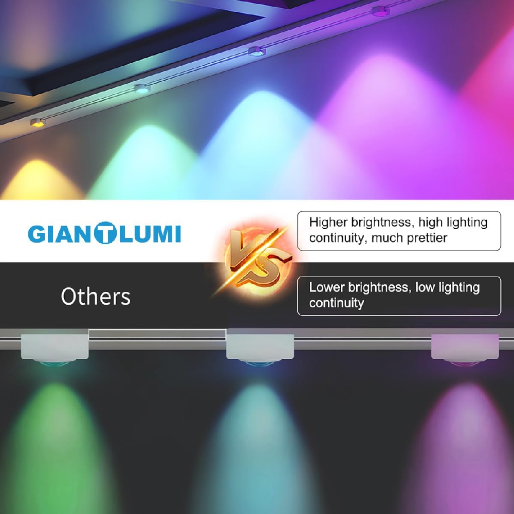 196FT/147FT/98FT/49FT Permanent Outdoor Lights RGB+IC Smart Christmas Lights String Waterproof for New Year Holiday Decorations