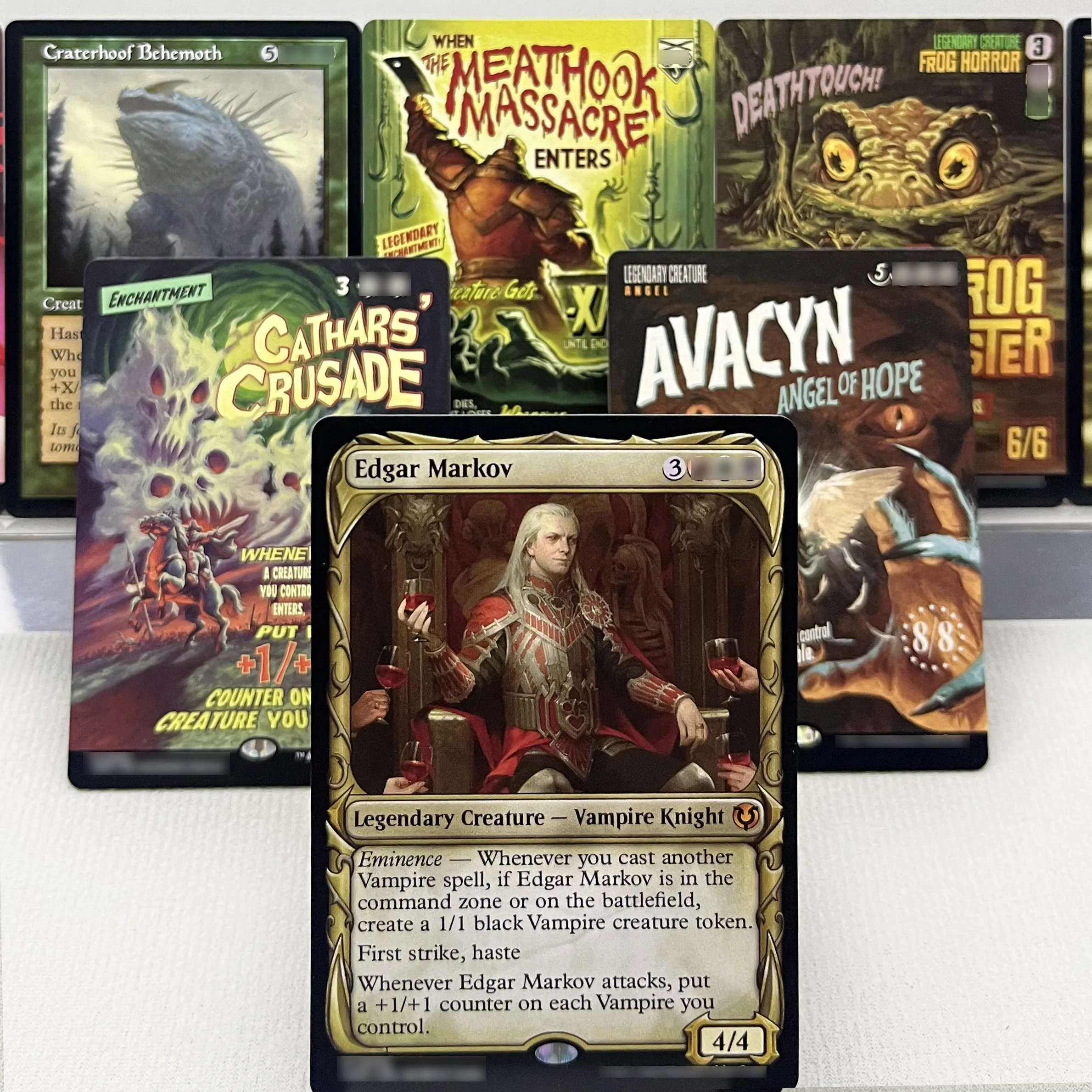 INR FDN HOLO11-I03 Tcg прокси волшебные карты Эдгар Марков кратерхоф Behemoth Avacyn, Angel of Hope Emrakul, сбор обещанного конца