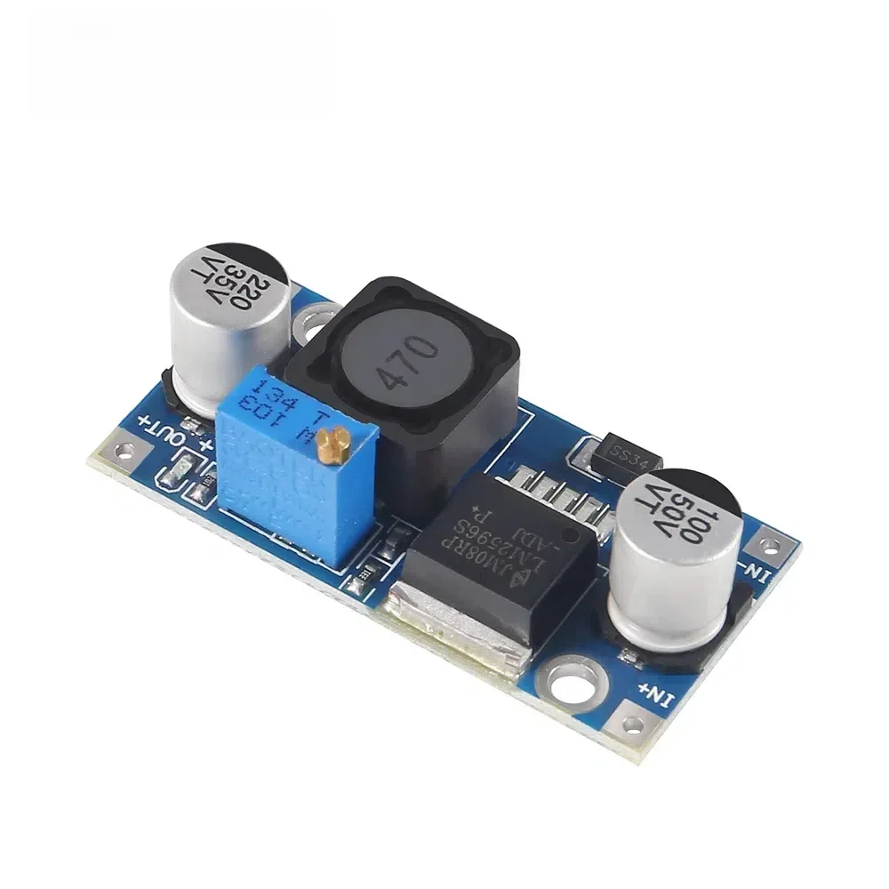 5 팩 LM2596S 벅 컨버터 DC-DC 컨버터 고효율 전압 레귤레이터 3.0-40V ~ 1.5-35V 벅 컨버터 조정 가능