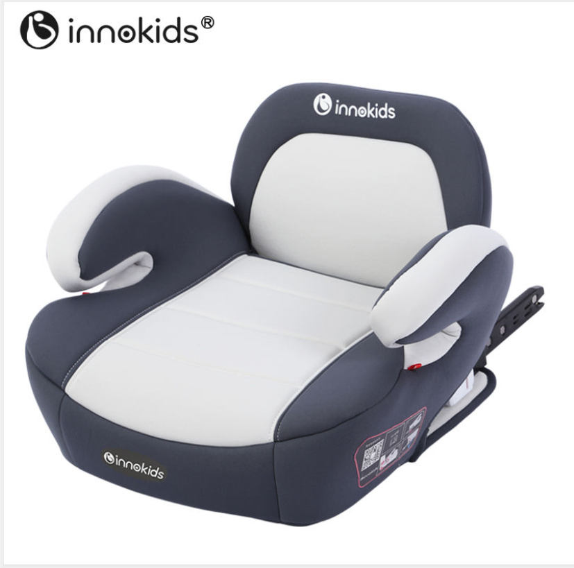 Criança Segurança Seat Booster Almofada, assento de carro portátil, Isofix Interface, Simples, 3-12 Anos de Idade