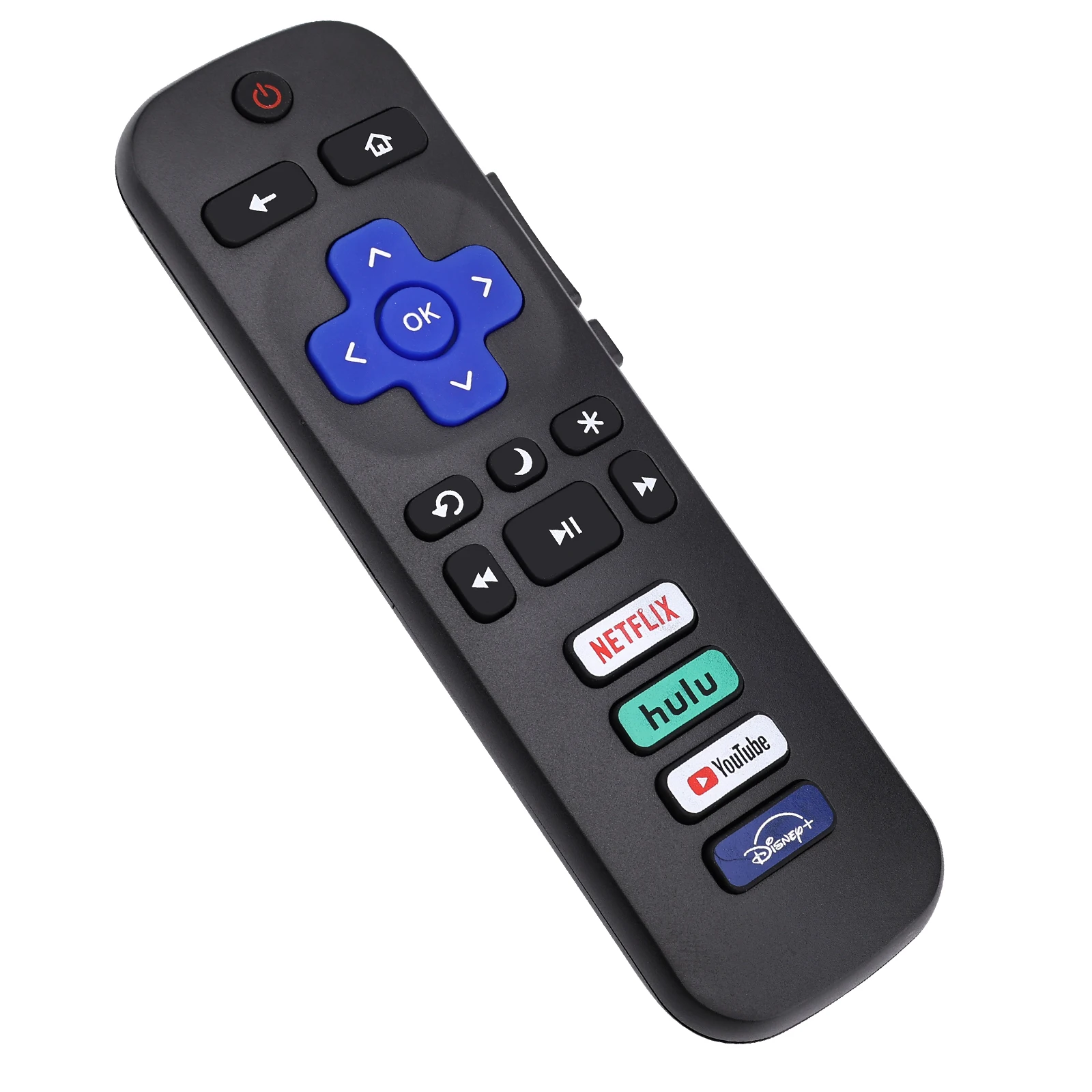 Roku-TV-Ersatzfernbedienung für TCL Roku/Hisense Roku/Onn Roku/Philips Roku Smart TV (nicht für Roku Stick und Box)