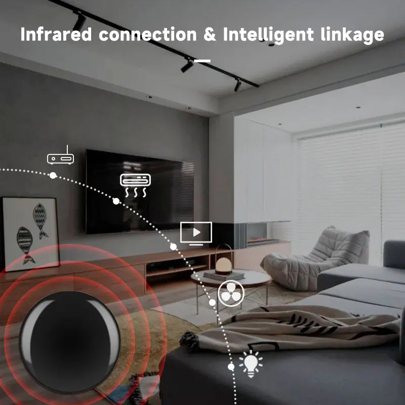 WiFi IR Remote Control Tuya Smart Home Remote Controller for TV DVD Air Conditioner AUD Works with Alexa Google Home