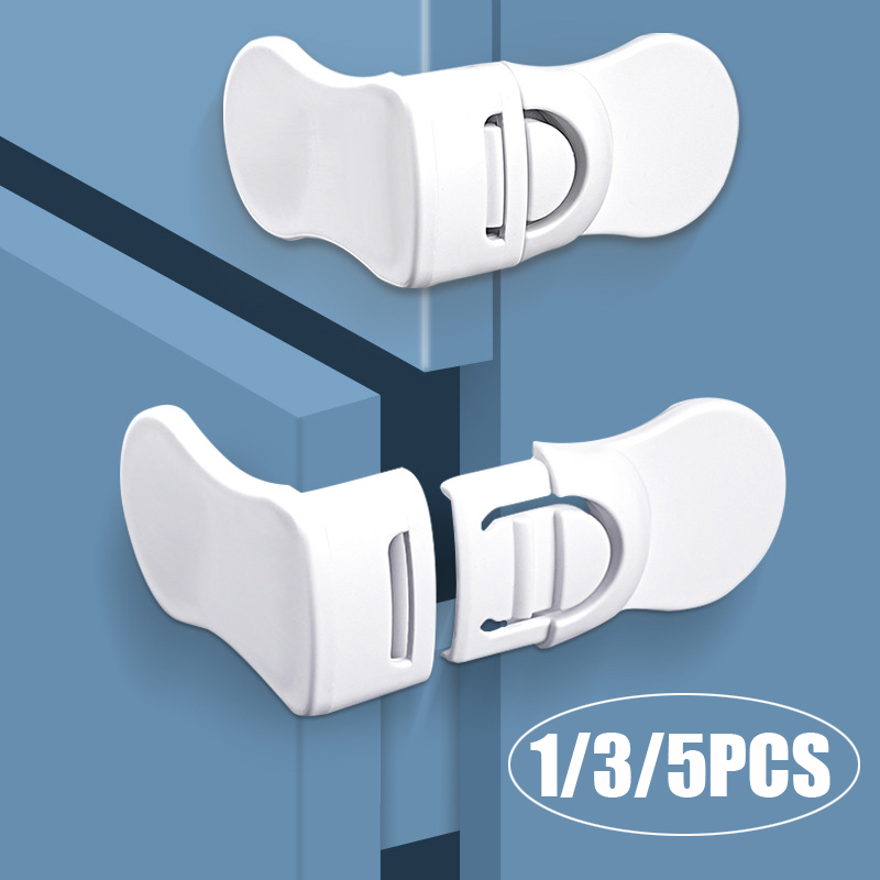 Szafka bezpieczeństwa dla dzieci bezpieczeństwo w domu ochrona drzwi zamek do szuflady dla dzieci lodówka zamki do szafek dla dziecka bezpieczna opieka 1/3/5 sztuk